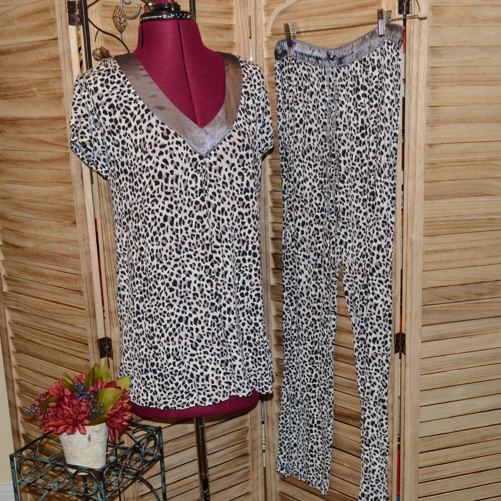 Carole Hochman M Animal Print PJ's